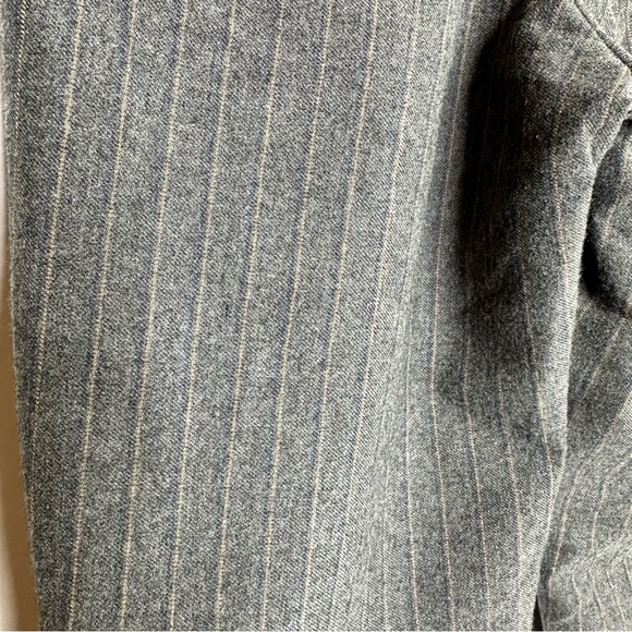 Janie and Jack Grey Wool Pinstripe Joggers - Picture 12 of 13
